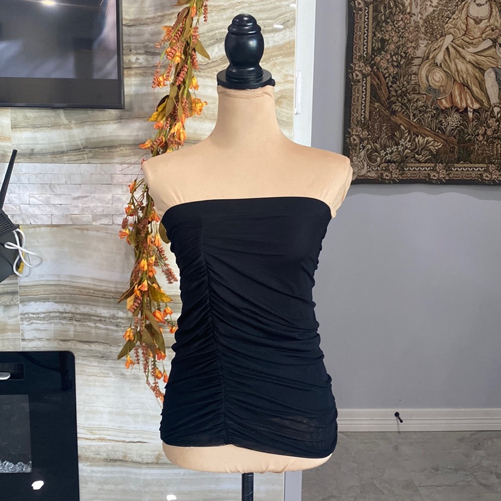 Tic Toc black bodycon tube top. Size Small.